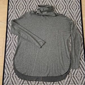 Kit & Ace Grey Tunic Style Turtleneck Size 4